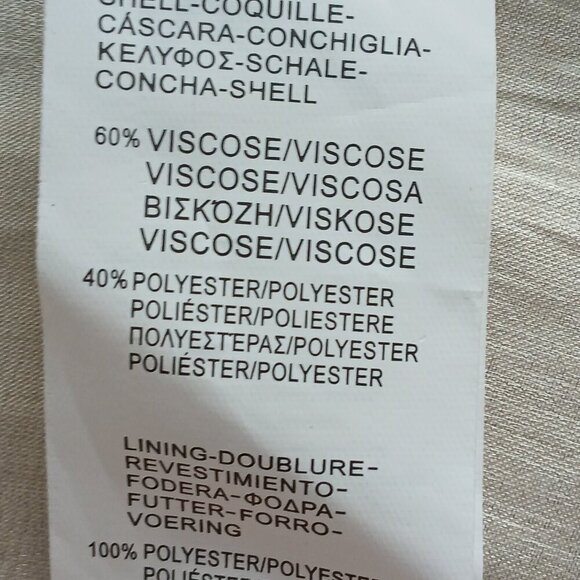 SEE YOU SOON SATIN COPPER COLORED LINED BLAZER WOMENS SIZE XS - Picture 6 of 8